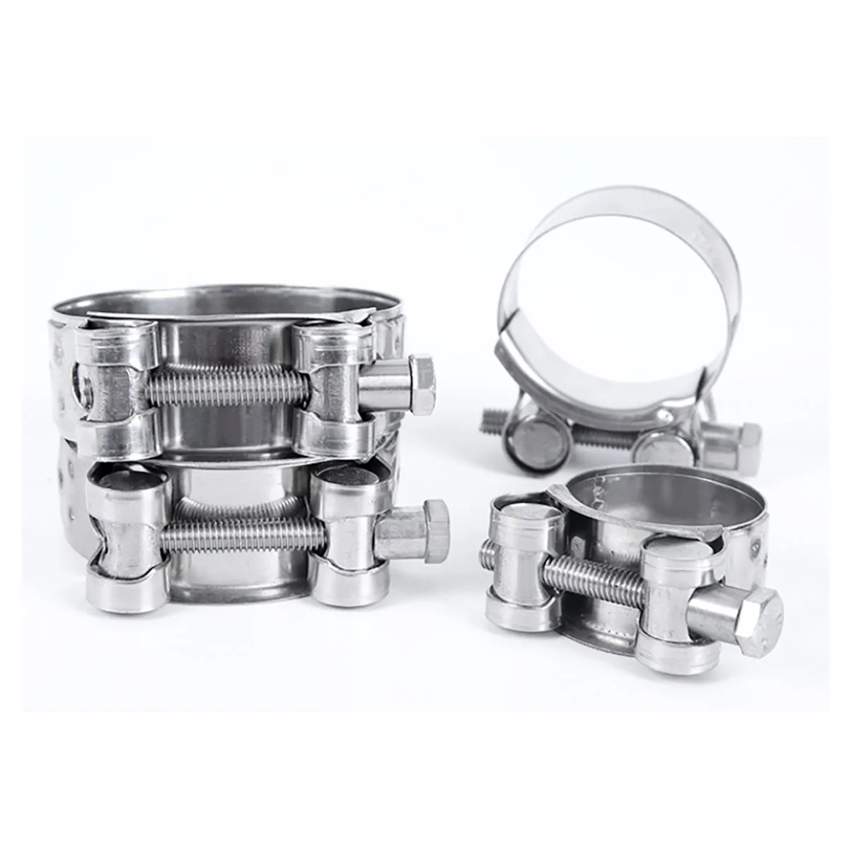 304 Stainless Steel Thickened  Strong Fixed Pipe Clamp