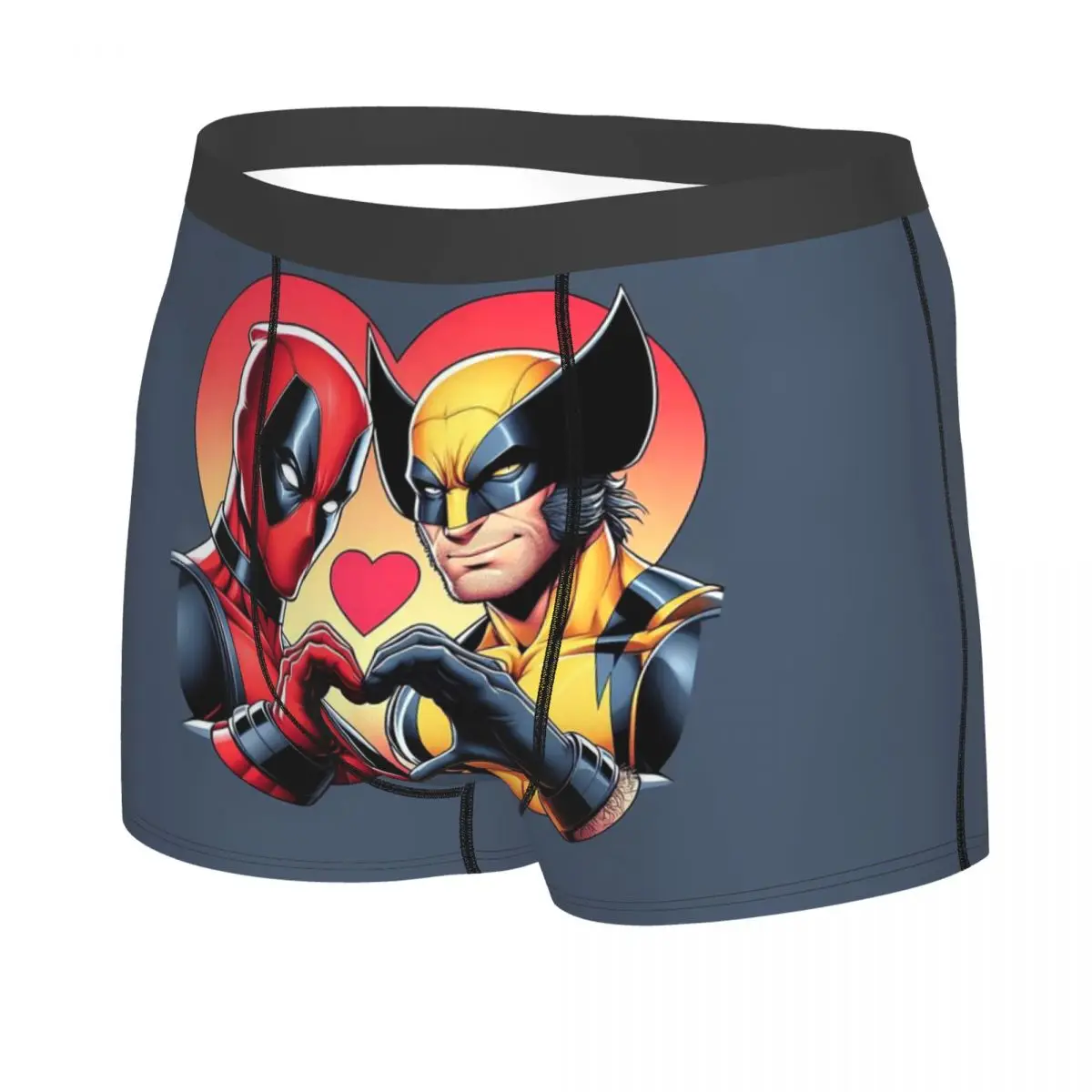 Custom Deadpool And Wolvierine Best Friends Boxers Shorts Mens Briefs Underwear Cool Underpants