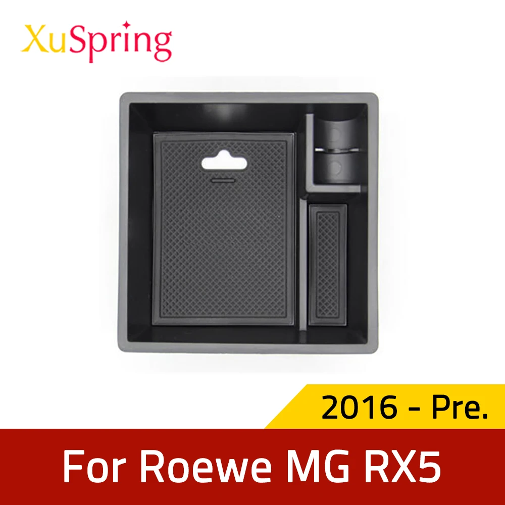 Car Armrest Storage Box for Roewe MG RX5 2016 2017 2018 2019 2020 2021 2022 Console Armrest Container Refit Accessories Styling