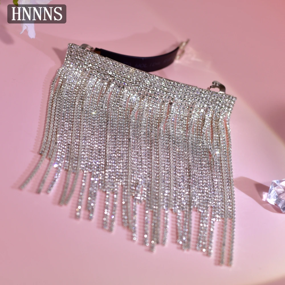 TOPQUEEN تألق العروس الزفاف شرابة مشبك شعر اليدوية حجر الراين رائعة السيدات مأدبة حفلة كل يوم أغطية الرأس YXA60