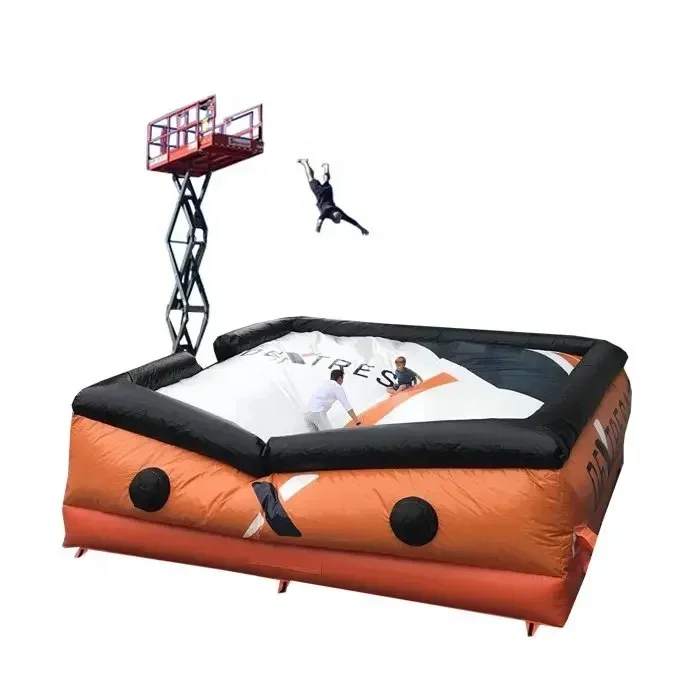 Inflatable jump airbag /air bag jumping game for trampoline park for adults