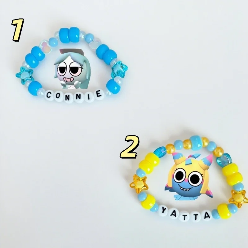 Y2K - Style Handmade Beaded Kandi Bracelets in Fantasy Dandy Aesthetic | Distinctive Designs | Top - Notch Jewelry for  Gamers