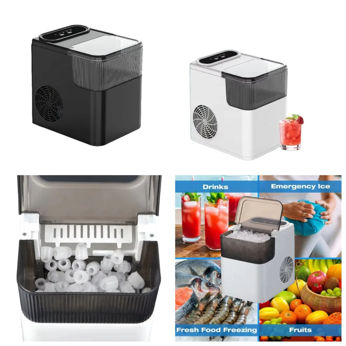 

High Quality Ice Maker Automatic Machine 12kg 24hr