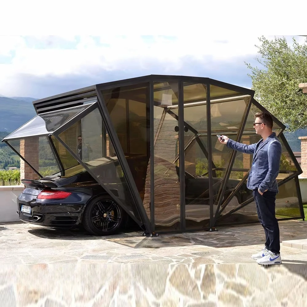 

Folding Car Canopy Luxury, Heavy Duty Portable Carport Waterproof UV Protection Shelter for Car Boat Pool Storage