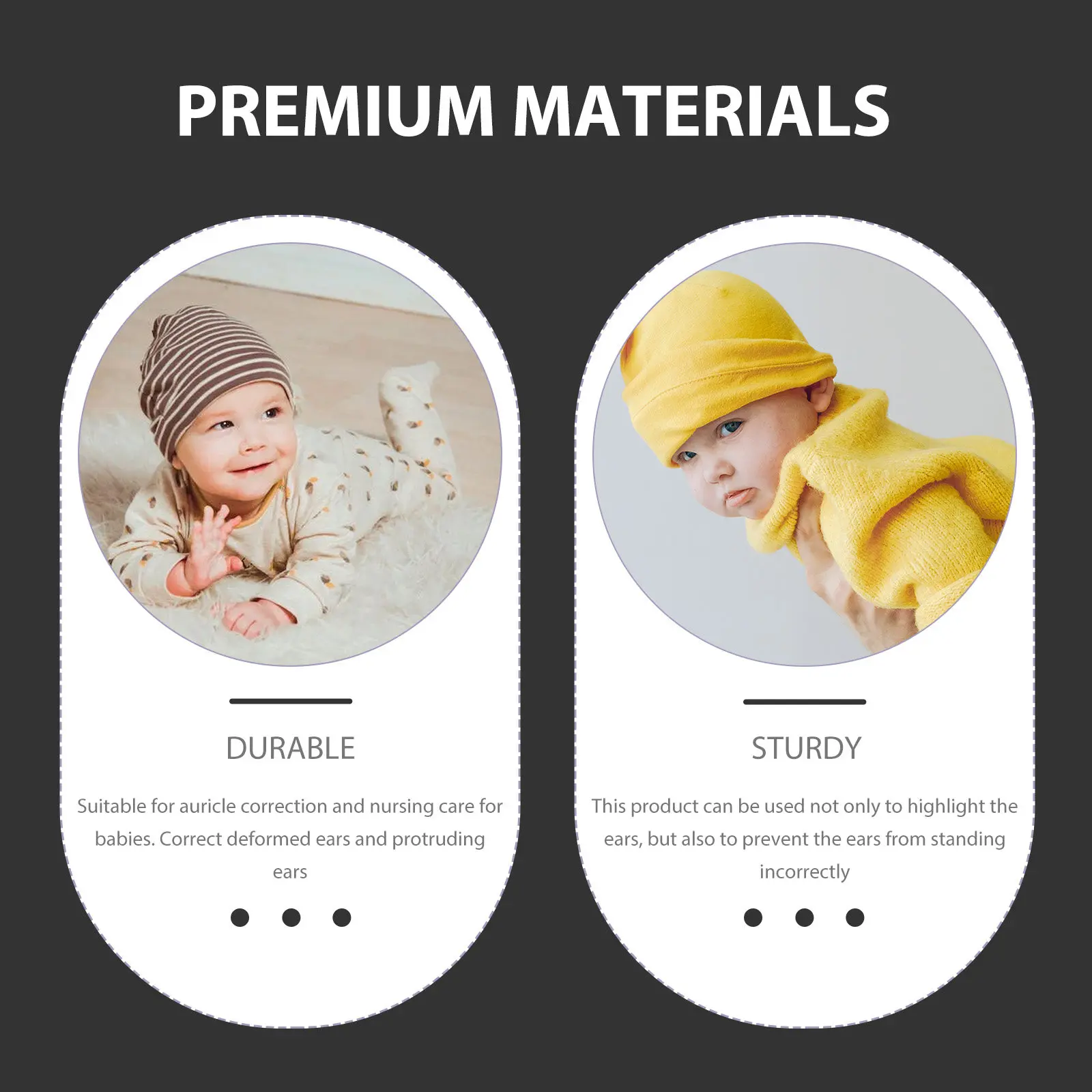 

Newborn Baby Ear Patches Protruding Ear Correction Stickers Infants Kids Health Patch Gentle Airpermeable Auricle Patch