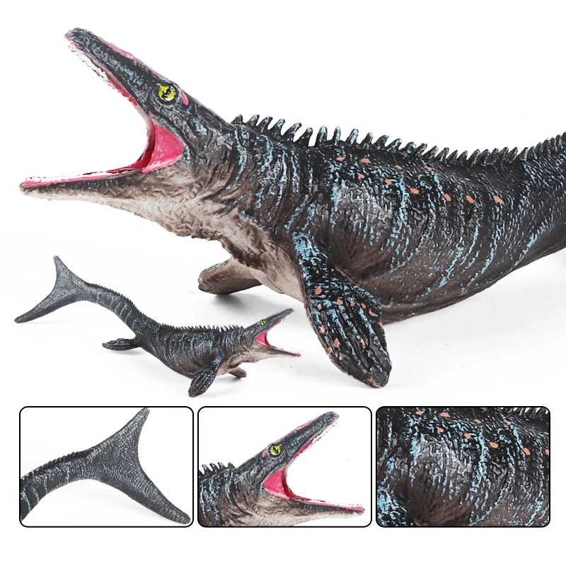 Figurine de Simulation Jurassic World Ocean, modèle d'animal, Mosasaurus, décoration d'ameublement solide, jouet d'action, cadeau pour enfants