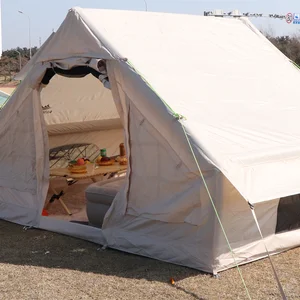 Şişme çadır, açık havada kamp yapmak için büyük çadırlar, su geçirmez ve güneş kremi, bir aile yemeği, 3 ila 4 kişi 8 en çok satan, zıplamaya çalışıyor-no. 1