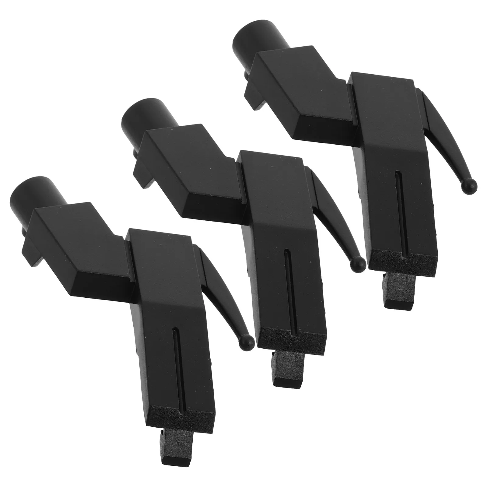 3Pcs Phonograph Cartridge Holder Black Stable Plastic Record Player Stand Stylus Needle Organizer Vinyl Accessory Sound