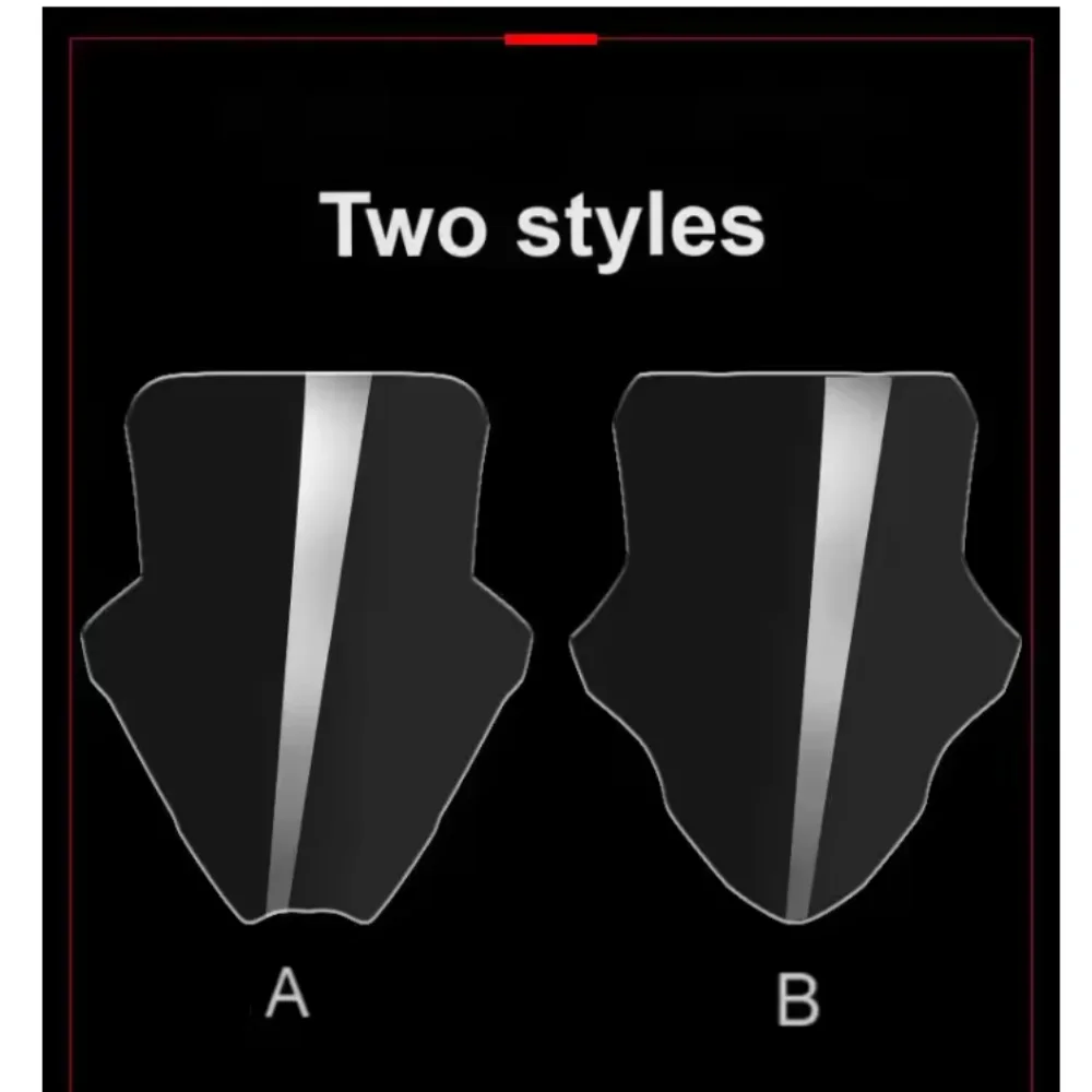 Suitable for modified Haojue UHR150 motorcycle front windshield heightened front windshield chest protector accessories uhr150