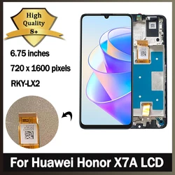 Huawei Honor, LCDディスプレイ,Honor x7a,Honor x7a,play 40 plus,RKY-AN00, RKY-AN00,テスト済みの携帯電話スクリーンパネル