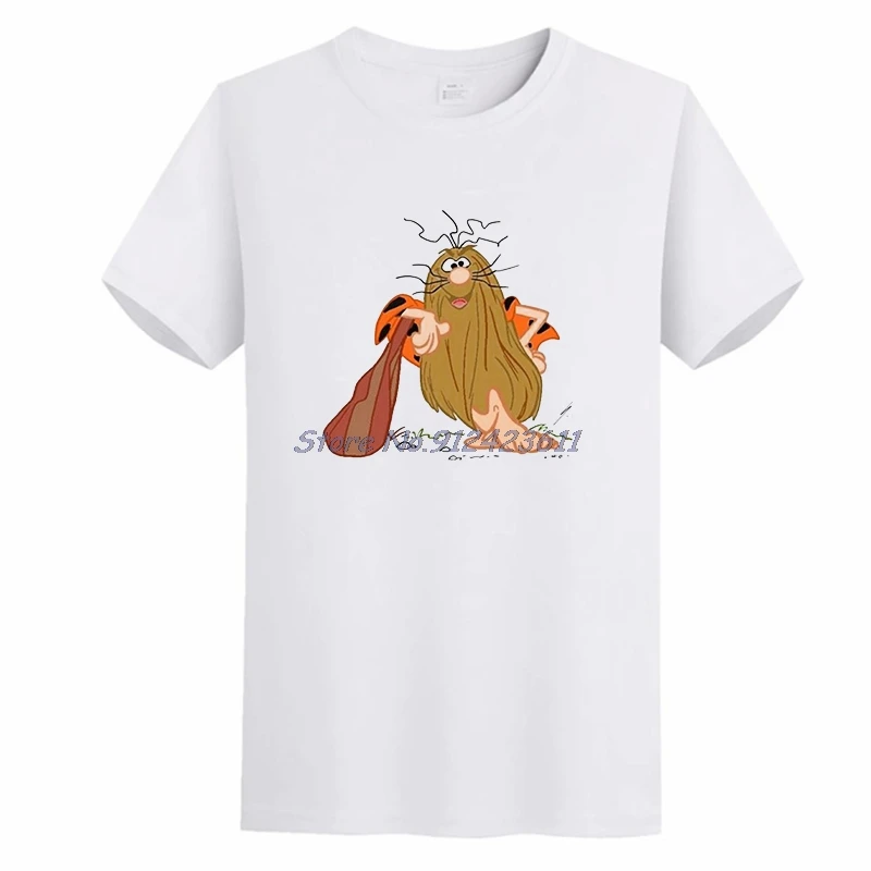 

Summer Cotton T-Shirt Captain Caveman Animated 80s Tv Graphic T Shirts Big Size Short Sleeve T Shirt Tees Tops Mens Clothes