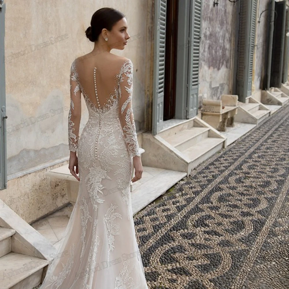 Gorgeous Wedding Dresses Pretty Bridal Gowns Lace Appliques Detachable Train Mermaid 2025 Luxury Vestidos De Novia Customized
