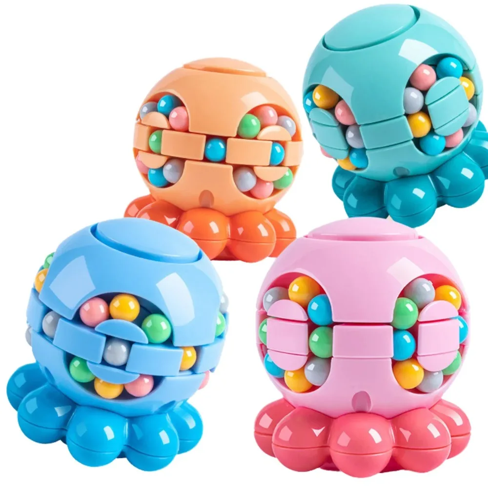 Cube de haricots magique rotatif, jouet anti-Stress pour adultes et enfants, soulagement de l'anxiété, Fidget Cube, cadeaux, jouets Puzzle