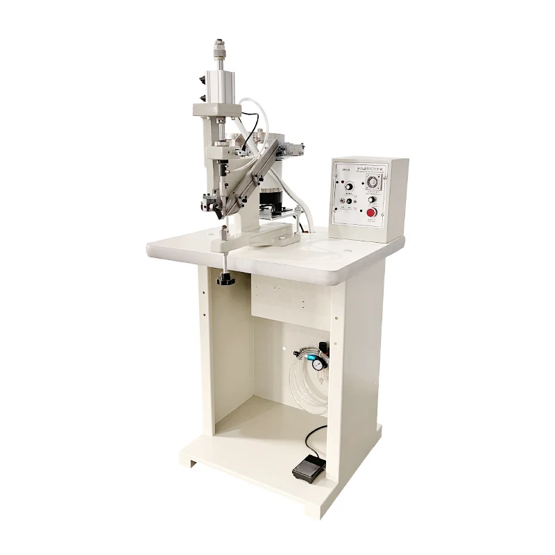 JZ-900B-2 Electric Automatic Round Shape Four Claws Nail Setting Machine / Nailhead Attaching Machine for Bags