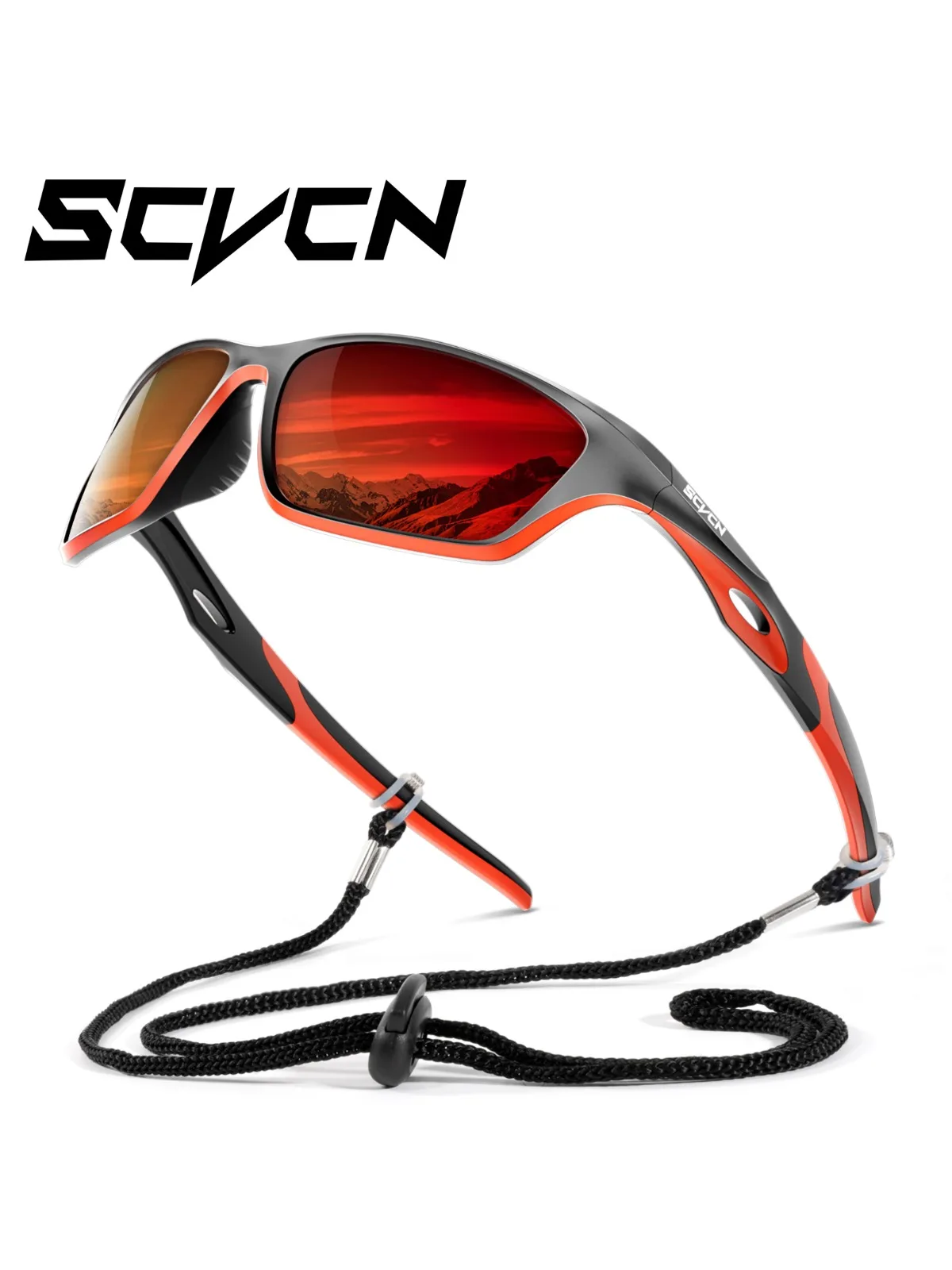 AliExpress SCVCN Polarized Fishing Sunglasses Sports Sunglasses for Men and Women Cycling Glasses Mountain Bicycle Riding Goggle Bike UV400