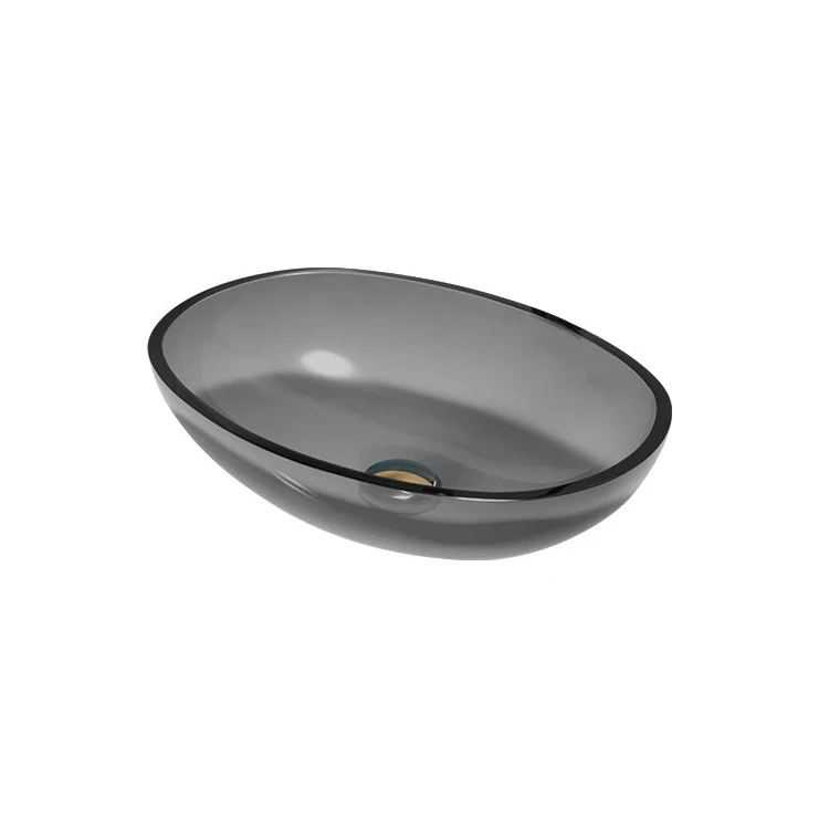 Tempered Glass Colorful Bathroom Counter OEM SIZE Glass Round Basin Hand Wash Basin
