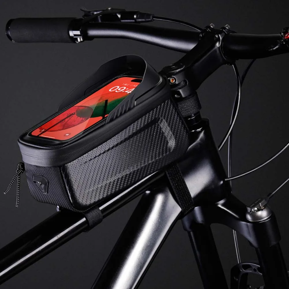 

Велосипедная сумка из этиленвинилацетата с твердым корпусом — светоотражающая верхняя сумка-труба для дорожных/горных велосипедов, подвесная в качестве седельного чехла, снаряжение для велоспорта