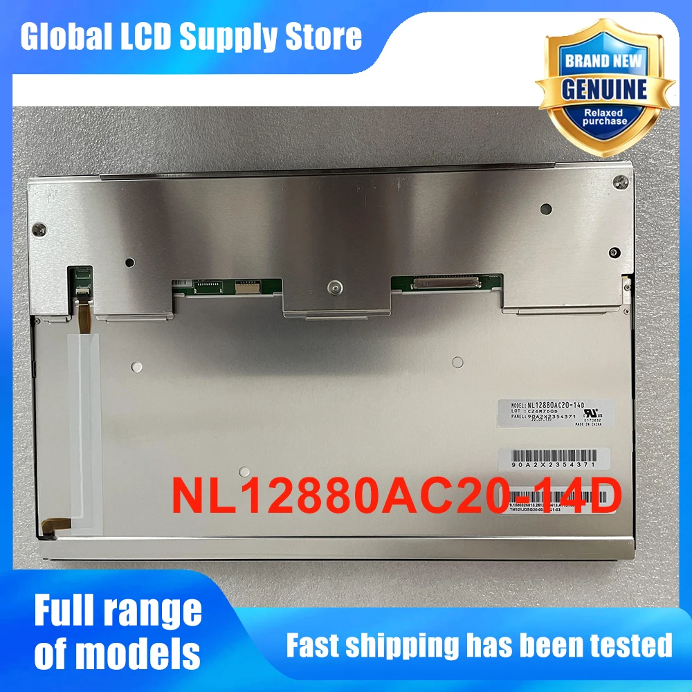 NL12880AC20-14D 12.1 Inch Original LCD Display Screen Industrial for New