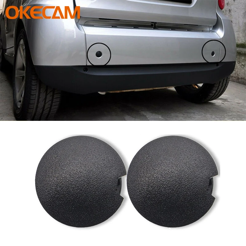 Car Front Rear Trailer Hook Hole Waterproof Cover Plastic Cover For Mercedes Smart 451 Fortwo Exterior Modification Accessories