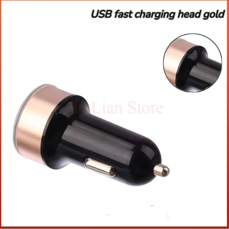 3.1A Dual USB Car Charger 2-port Design with LCD Display Voltage Meter Compatible with 12-24V