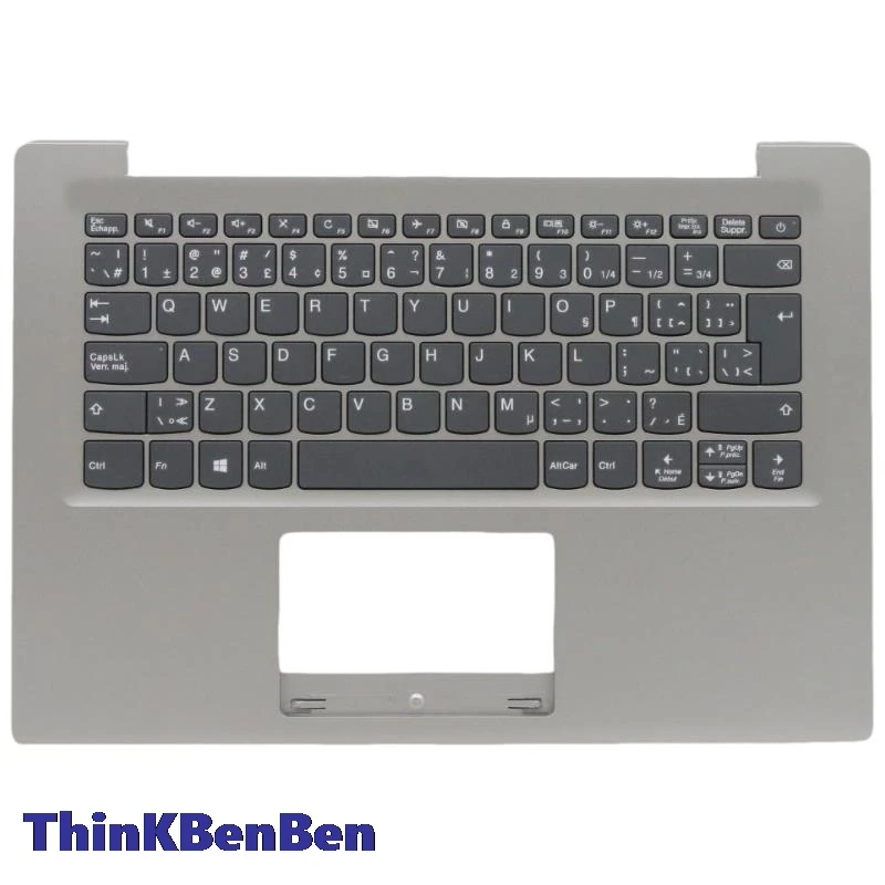 CFB Canadian French Gray Keyboard Upper Case Palmrest Shell Cover For Lenovo Ideapad S130 130s 14IGM 120s 14 14IAP 5CB0P23792