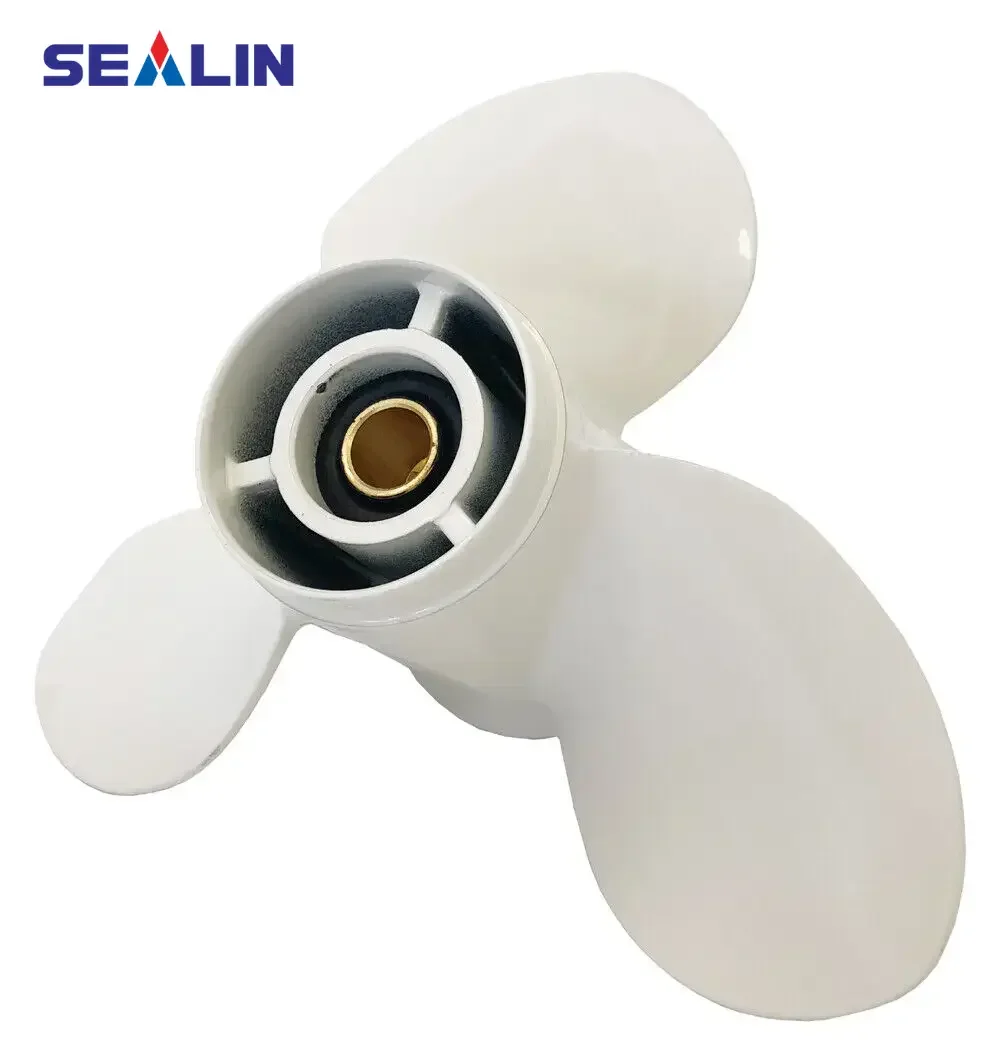 

63V-45947-00-EL Boat Propeller 9 1/4x8 P for Yamaha 9.9HP 15HP 2 stroke 8 Tooth