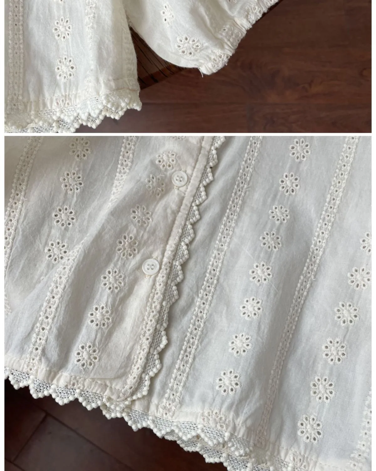 Baby-Cardigan mit Spitzenbesatz, Frühling/Herbst, leichte, atmungsaktive Jacke, bequemes, dehnbares, lässiges Oberteil für Mädchen, niedlich und elegant. – Detail 8