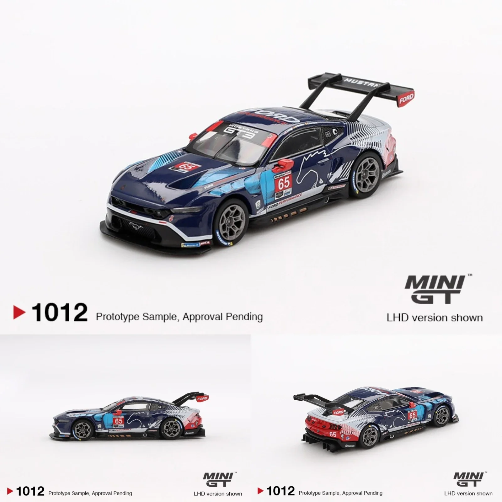 

PreSale MINIGT 1012 1:64 Ford Mustang GT3 #65 Ford Multimatic Motorsports Diecast Car Model Collection Toys