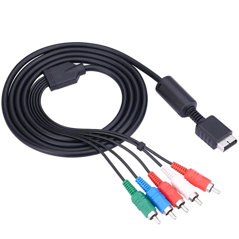 

100 шт. аудиокабель для PS2/PS3 видеокабель AV Multi Out для компонентного видео/аудиокабеля