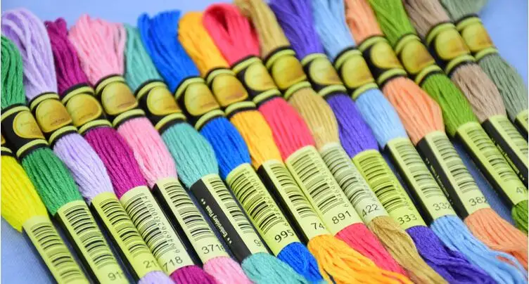 100% cotton  CXC 10 pieces  cross stitch threads choose your colors Customer choose styles threads