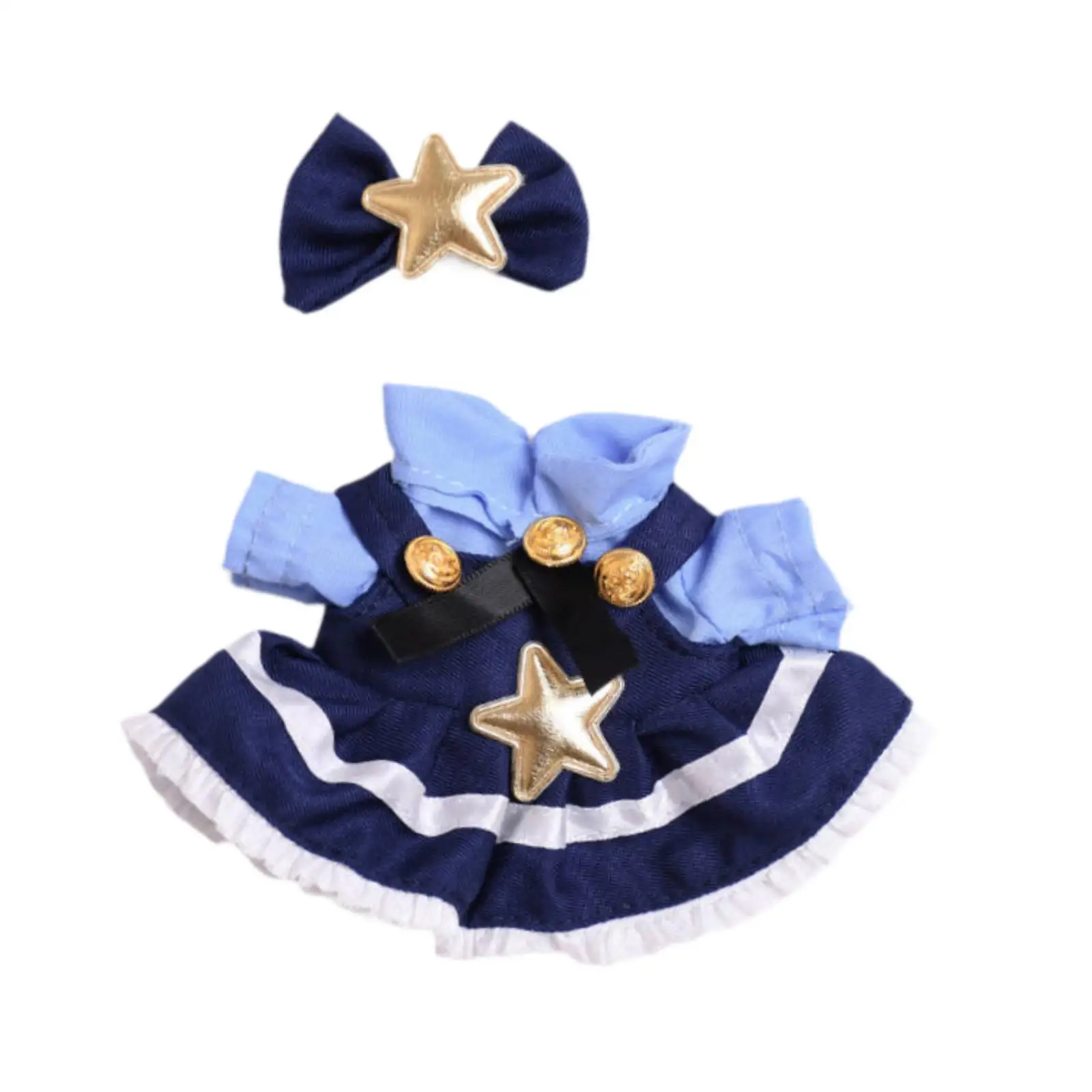 15 سنتيمتر ملابس دمى الفتيات ملابس دمى دور اللعب ازياء ، مريحة ، صور الدعائم ، فستان أنيق دمية ملابس دمى #6