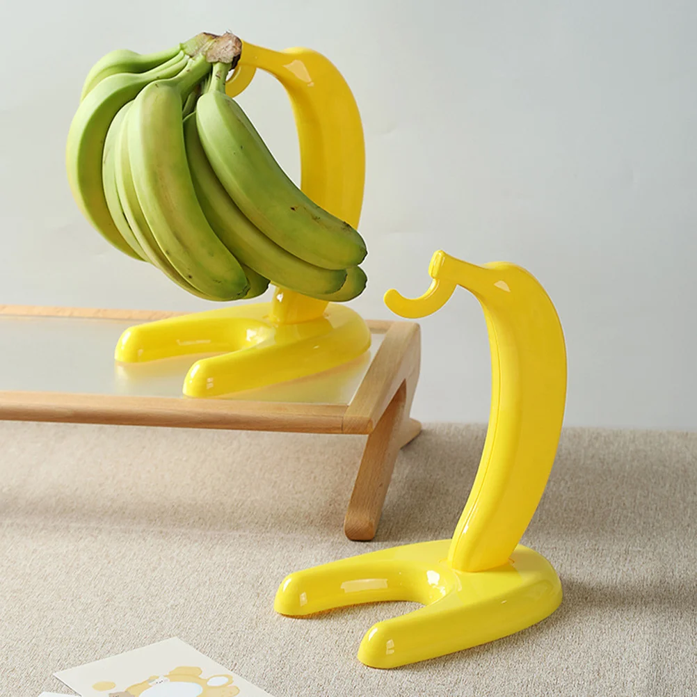 

Banana Rack Desktop Fruit Storage Hanger Farmhouse Indoor Shaped Keeper Holder Hook Baskets