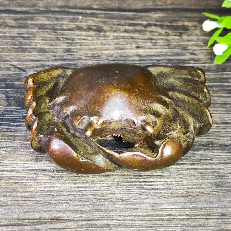 

Solid Crab Tea Ceremony Accessories Small Ornaments Antique Crab Tea Pet Ornaments