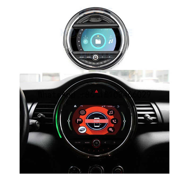 

9 "Android 13 Qualcomm 680S Carplay with Android Auto for BMW Mini F55 F56 2014-2017 GPS Navigation Radio Stereo Player Screen