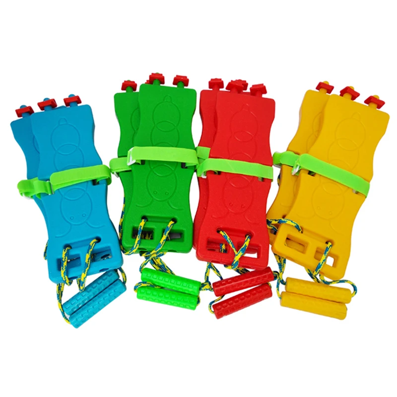 4 Paar Set Kid Kind Speelgoed Outdoor Sport Synchrone Schoenen Team Building Outdoor Games Speelgoed Volwassenen Entertainment Giochi Bambini