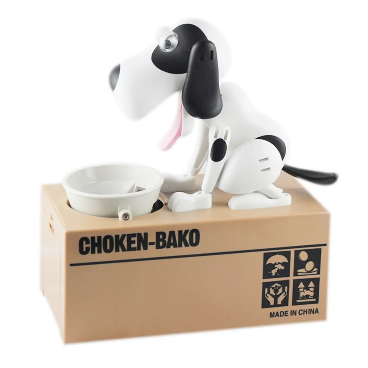 KKZ-Skarbiec, Skarbonka dla psa dla dzieci, Skarbonka dla mojego psa, Robotyczna skarbonka na monety, Skarbonka dla psa jedzącego monety