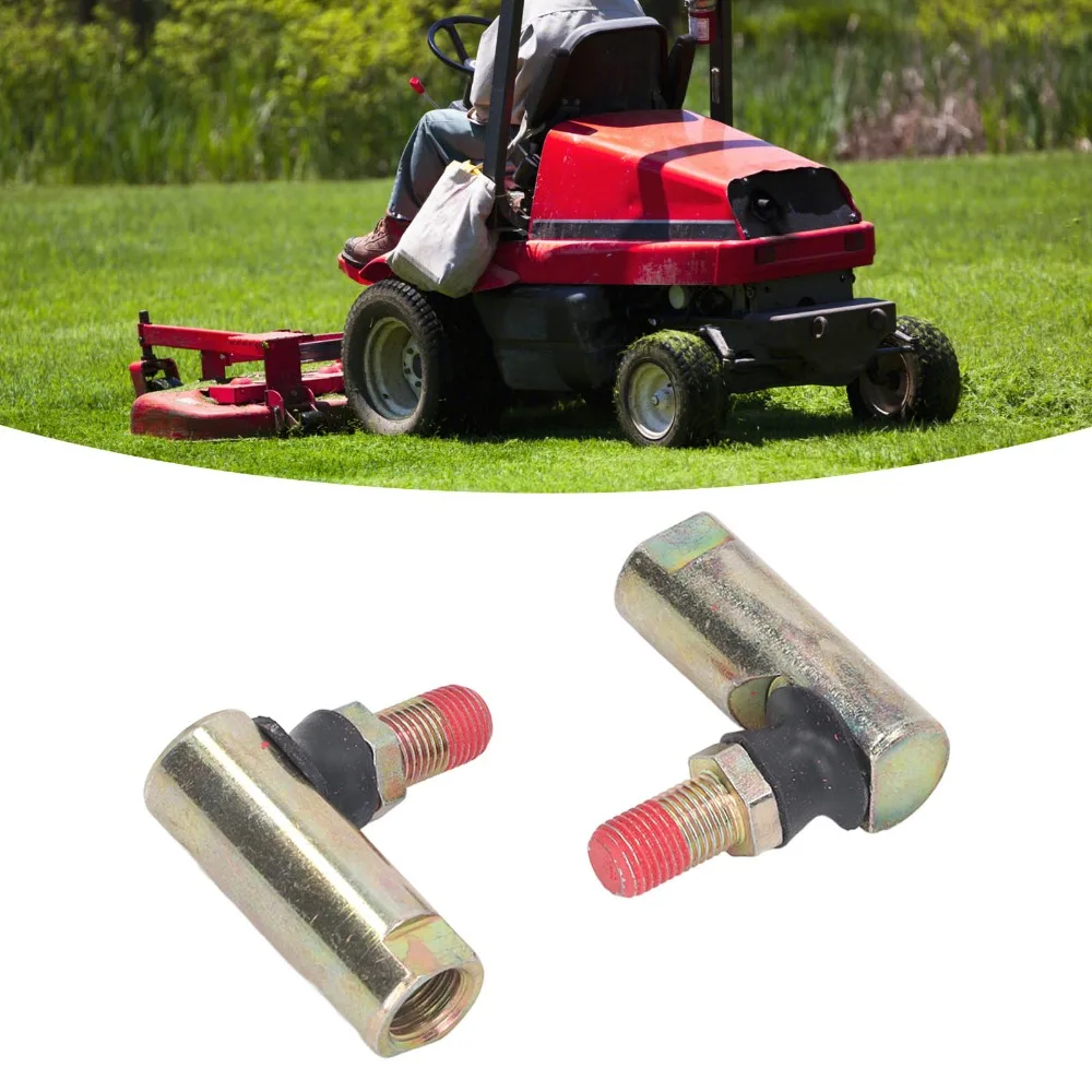 2PCS Sreel Lawn Tractor Ball Joints Gold Universal Steel Ball Joints Tie Rod Ends Compact for Cub Cadet MTD Toro