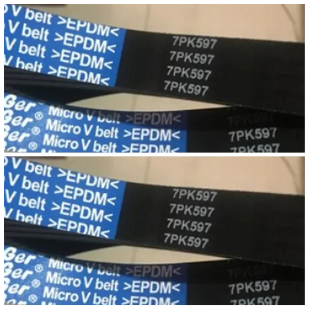 1pcs  Drive belt of micro tillage ripper 7PK597 10PK597