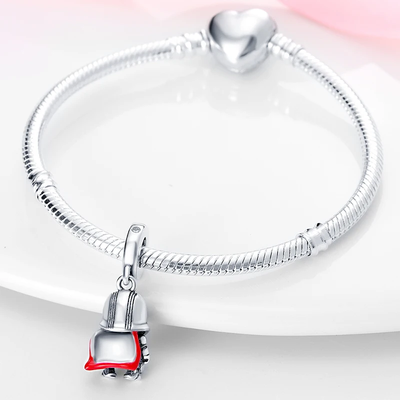 Disney Exquisite Star Wars Phasma Charm Beads Fits Pandora Original Bracelet Women 925 Silver Pendant Bead Jewelry Hot Sale Gift