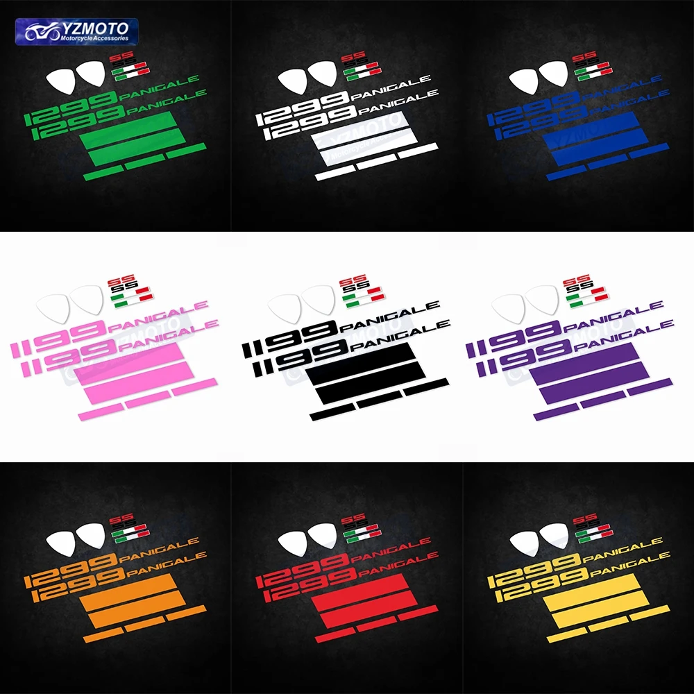 

Для PANIGALE 1199 1299, полный набор аксессуаров для мотоциклов, наклейка на обтекатель, наклейка на корпус, декоративные водонепроницаемые защитные наклейки, комплект