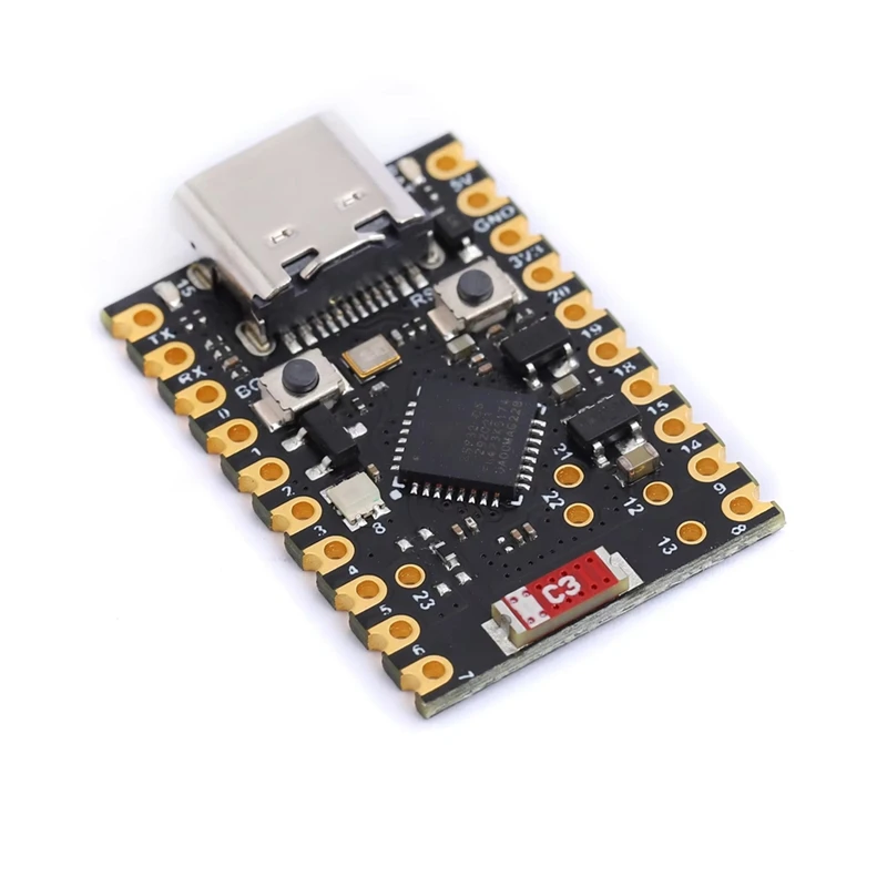 ESP32-C6 Supermini บอร์ดพัฒนาไมโครคอนโทรลเลอร์การเขียนโปรแกรมการเรียนรู้ Controller Core Board