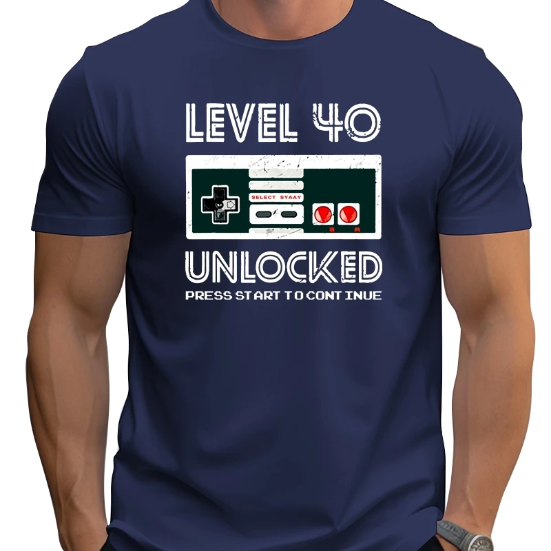 

summer modal tshirt Vintage Born In 1982 Men 40 Years Old 40th Birthday Gift T-Shirts Level 40 Unlocked drop shipping
