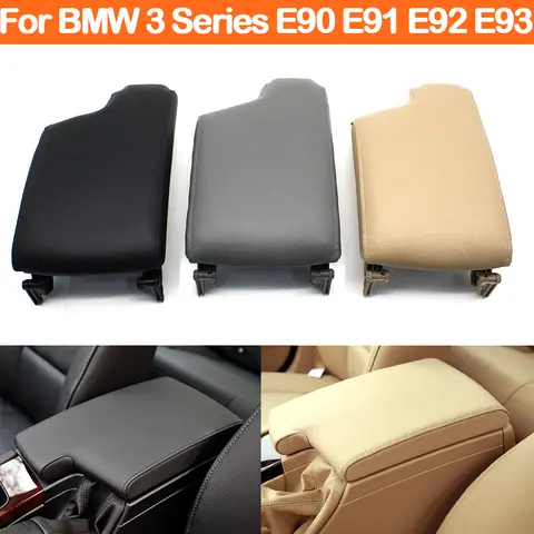 자동차 센터 콘솔 보관 케이스, 팔걸이 박스 커버 교체, BMW 3 시리즈 E90 E91 E92 E93 51167137552 51167137554 320i 328i 용