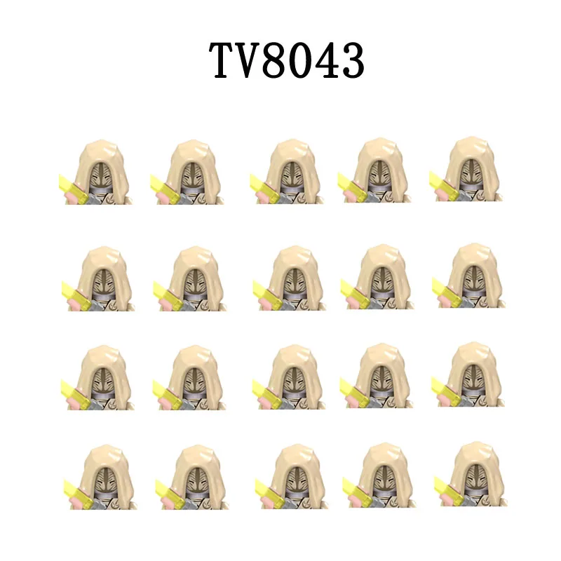 

Building Blocks Temple Guard 20pcs/set Brick Figure Figurines 501 Clone Trooper Trooperct Corpsman Spark