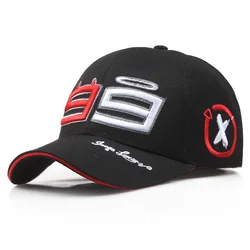 Nowa moda męska czapka damskie do koszykówki Moto GP 99 Snapback motocyklowy wyścigowy Lorenzo Outdoor sport wędkarstwo Golf kapelusz przeciwsłoneczny Gorras H033