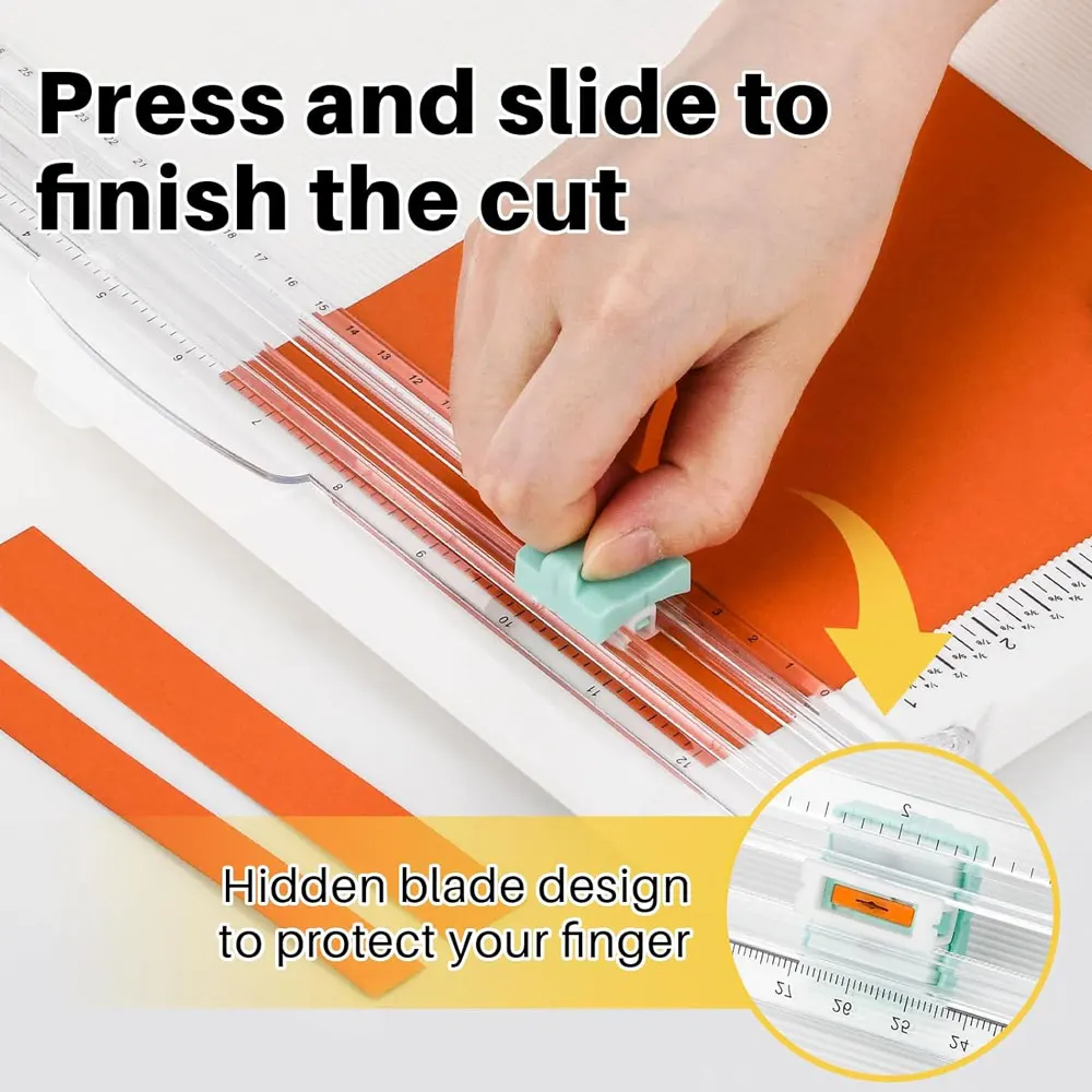 1PC opvouwbare kraspapiersnijder voor twee doeleinden scorebord, 12x12 inch ambachtelijke papiersnijder.