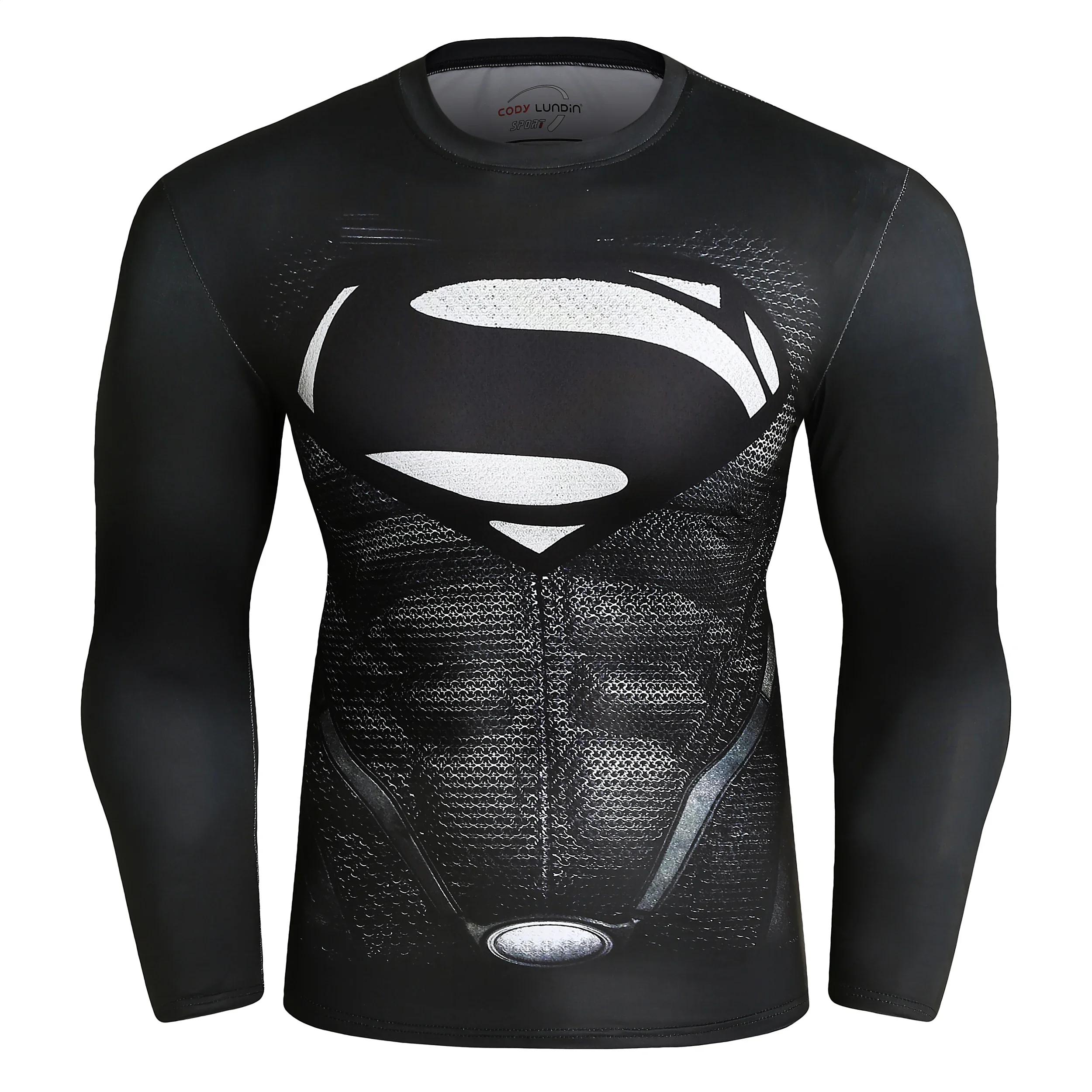 

3D Printed T Shirts Men Compression Shirts Long Sleeve Tops High Elasticity Fitness T-Shirts Cosplay Costume Training T Shirt