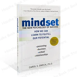 Mindset la nueva psicología del éxito, libro en inglés de autoayuda, cómo se puede aprender a llenar completamente nuestro potencial, psicología y orientación