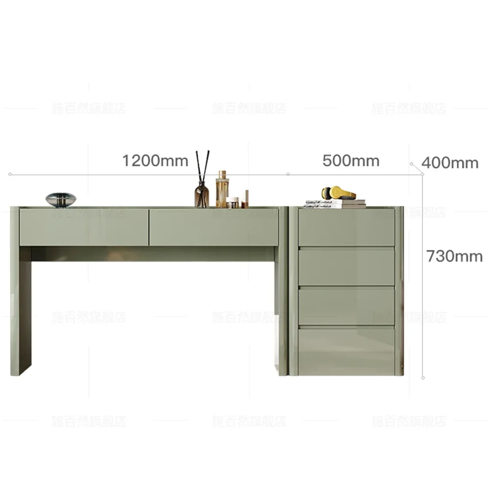 كرسي تخزين منضدة الزينة مرآة فاخرة احترافية حديثة منضدة الزينة عرض أوروبي Camas Y Muebles ديكور منزلي