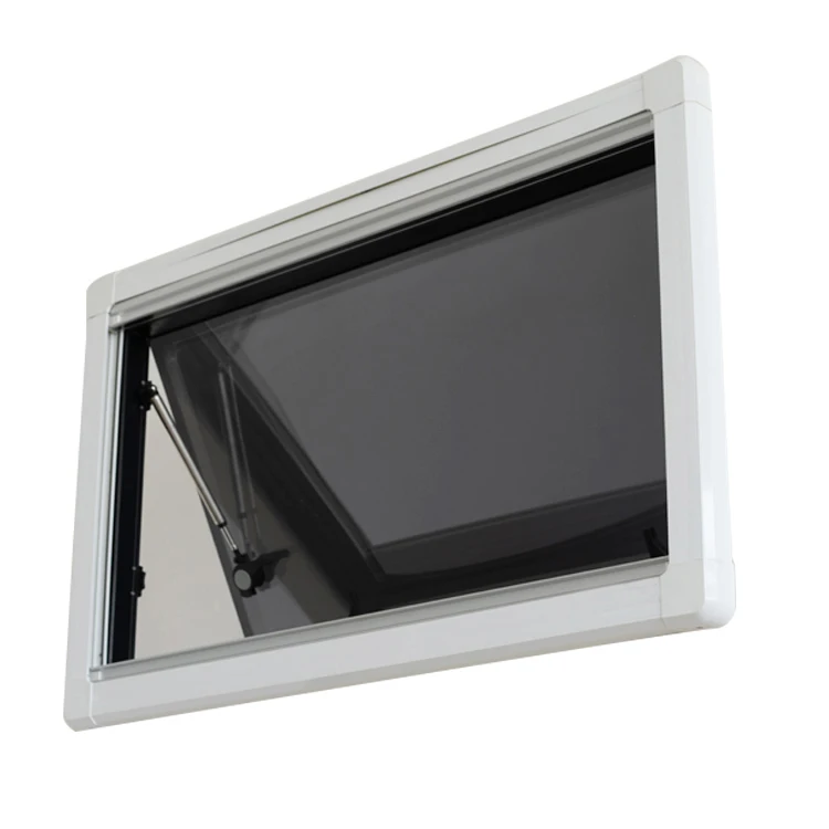 RV Window Push Out Style Aluminum Caravan Window Top Hinged Trailer Side Window RV Accessories